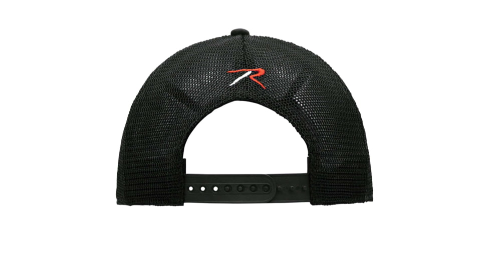 Rothco Est. 1953 Embroidered Trucker Hat - Men's, Midnight Black Camo, 613902034112