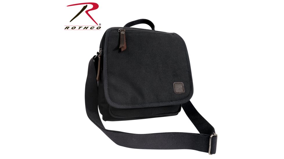 Rothco Everyday Work Shoulder Bag, Black, 2358-Black