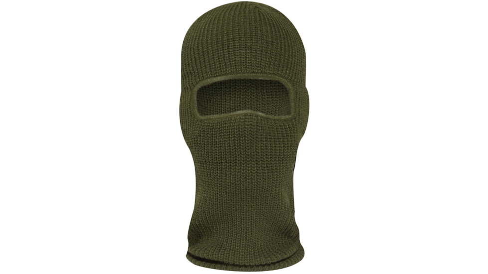 Rothco Fine Knit One Hole Facemask, Olive Drab, One Size, 25969-OliveDrab