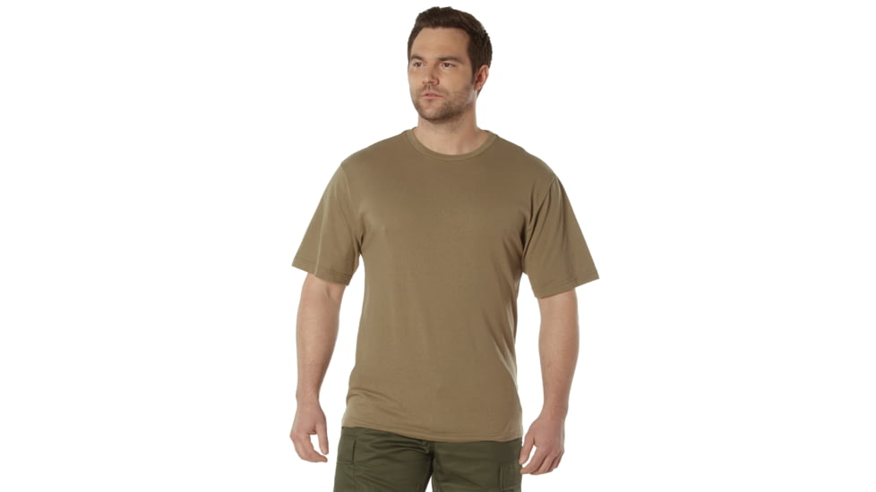 Rothco Full Comfort Fit T-Shirt, AR 670-1 Coyote Brown, Medium, 84200-AR670-1CoyoteBrown-M