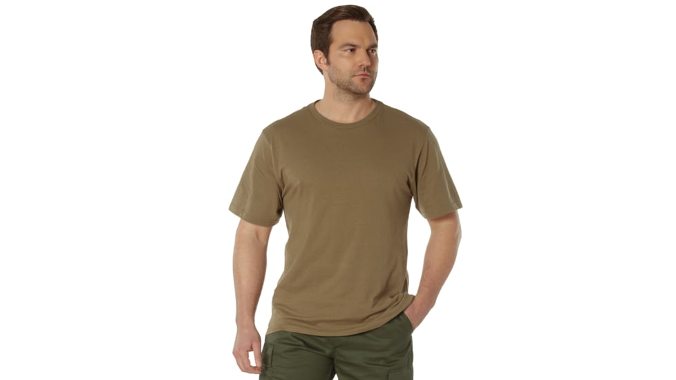 Rothco Full Comfort Fit T-Shirt, Brown, Extra Large, 84210-Brown-XL
