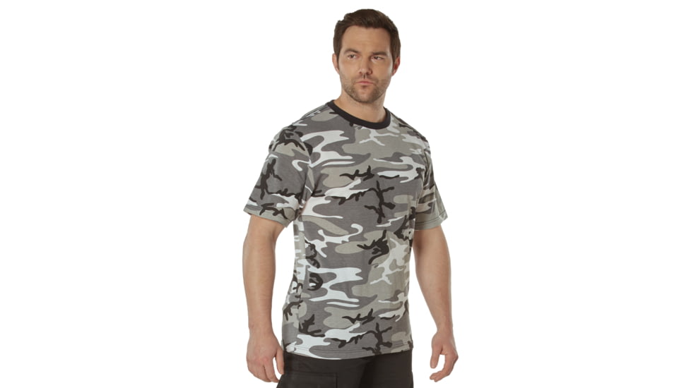 Rothco Full Comfort Fit T-Shirt, City Camo, Small, 84220-CityCamo-S