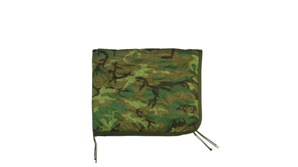 Rothco G.I. Issue Woodland Camo Poncho Liner, 8370