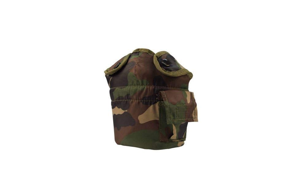 Rothco G.I. Style Canteen Cover, Woodland Camo, 615-WoodlandCamo