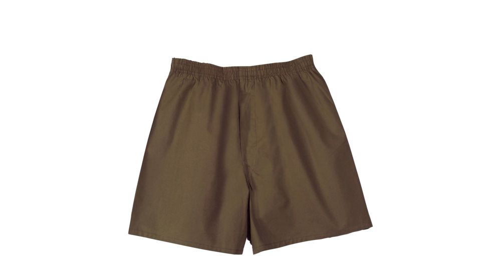 Rothco G.I. Type Brown Boxer Shorts, Small, 157-S