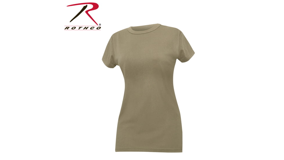 Rothco Longer T-Shirt - Women's, Coyote Brown, 2XL, 5916-2XL