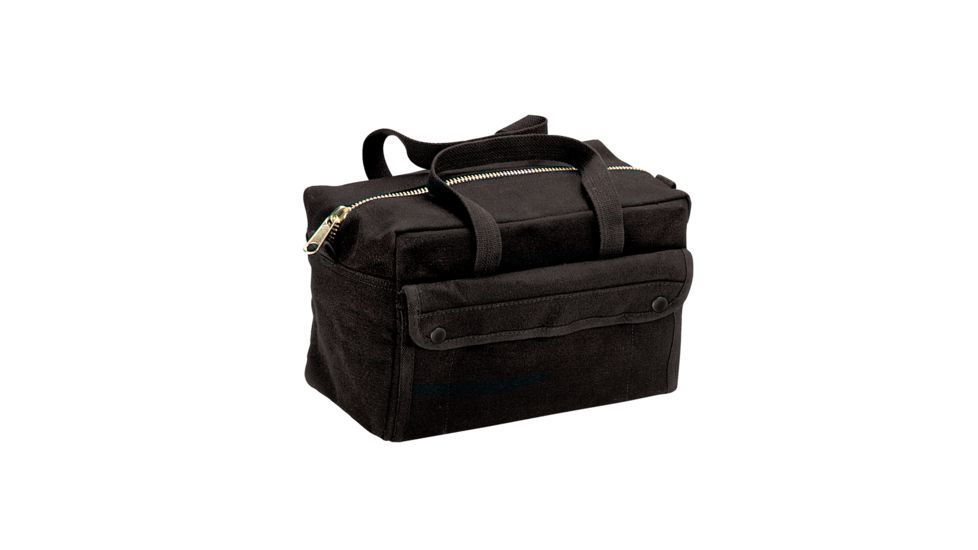 Rothco G.I. Type Mechanics Tool Bag With Brass Zipper, Black, 9192-Black