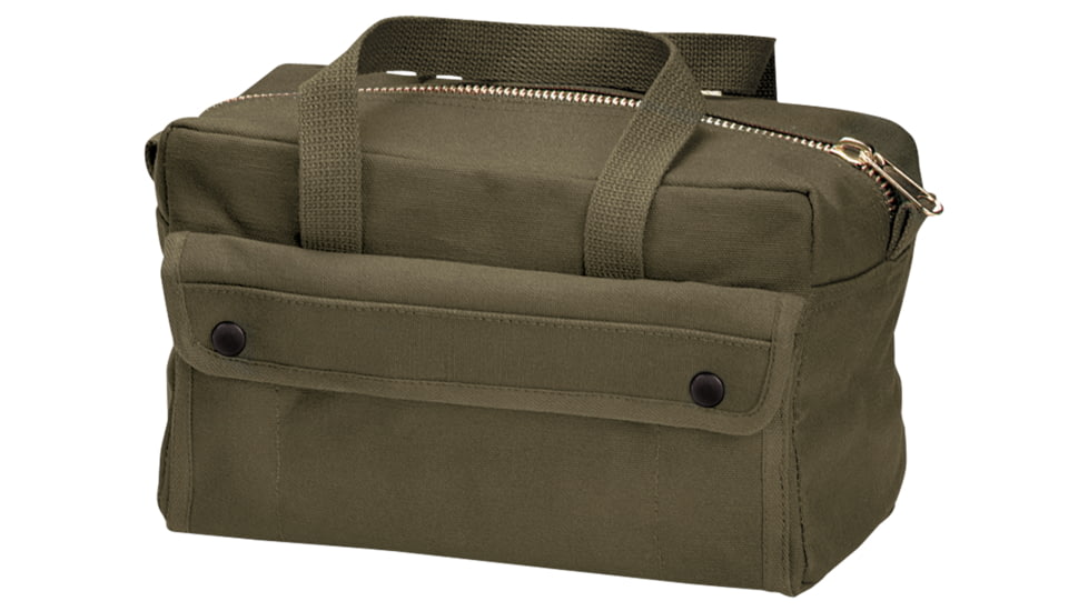 Rothco G.I. Type Mechanics Tool Bag With Brass Zipper, Olive Drab, 9182-OliveDrab