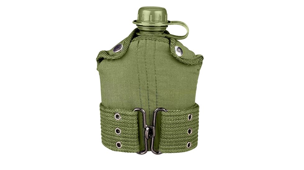 Rothco G.I. Type Plastic Canteen &amp; Pistol Belt Kit, 588