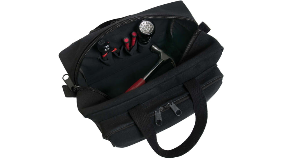 Rothco G.I. Type Zipper Pocket Mechanics Tool Bag With Military Stencil, Black, One Size, 9113-Black-OneSize