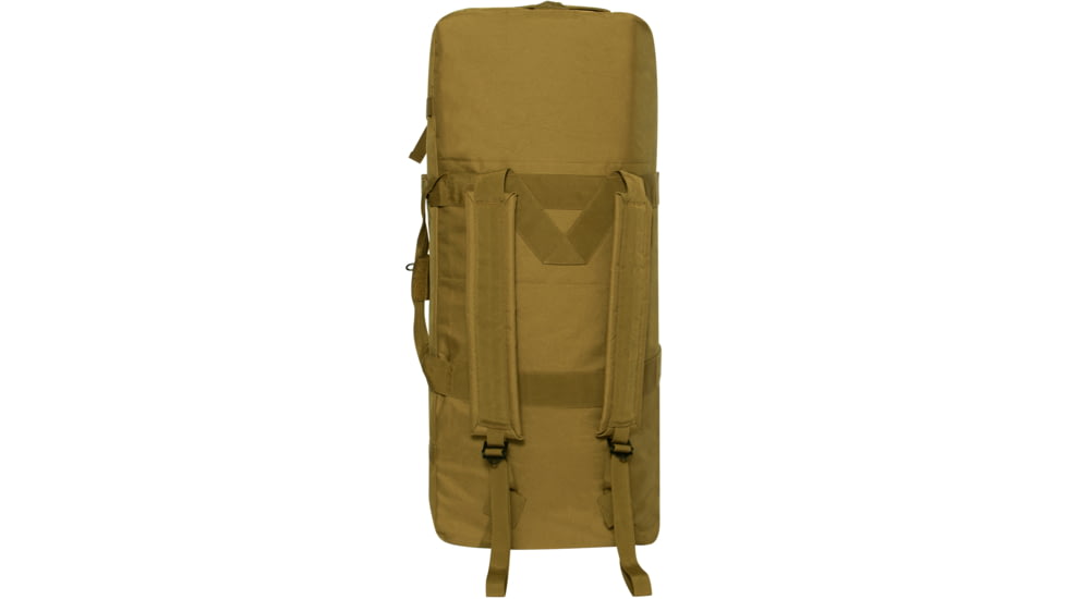 Rothco GI Type Enhanced Duffle Bag, Coyote Brown, 32x12x12in, 2885-CoyoteBrown