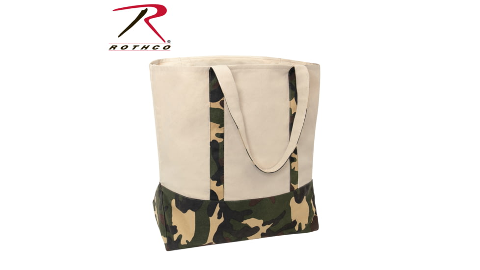 Rothco Large Camo Canvas Tote Bag, 2426
