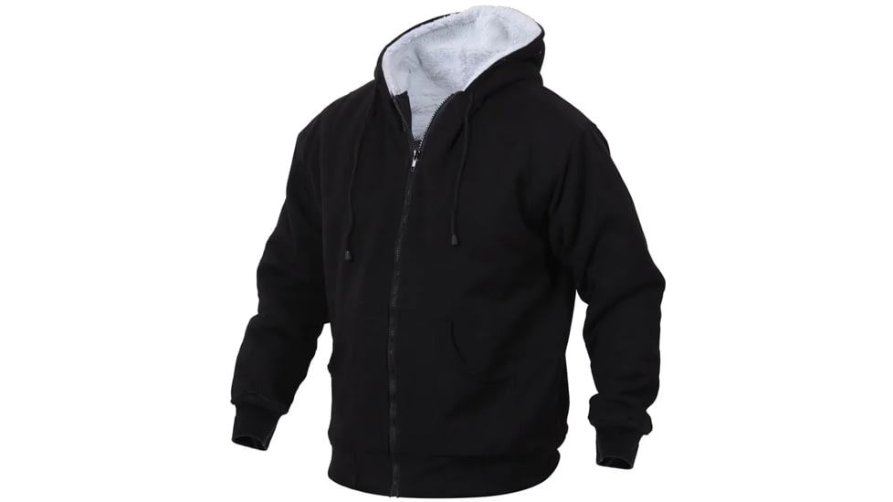 Rothco Heavyweight Sherpa Sweatshirt - Men's, Black, 8266