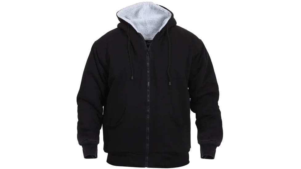 Rothco Heavyweight Sherpa Sweatshirt - Men's, Black, 8266