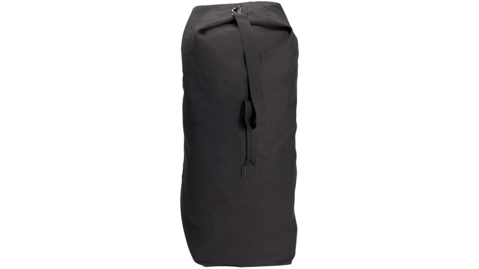 Rothco Heavyweight Top Load Canvas Duffle Bag, Black, 30 x 50, 3499