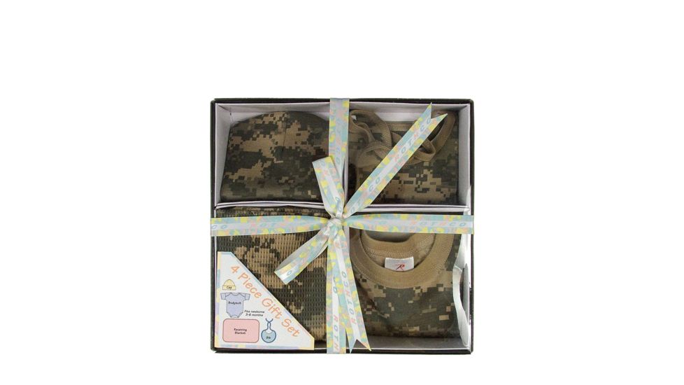 Rothco Infant 4 Piece Camo Boxed Gift Set, ACU Digital Camo, 6995-ACUDigitalCamo