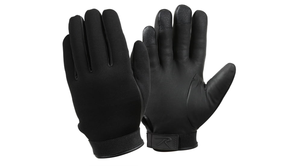 Rothco Insulated Duty Gloves, Mens, Neoprene, Waterproof, Black, Large, 3558-835