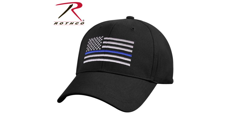 Rothco Kids Low Profile Thin Blue Line Flag Cap, 7692