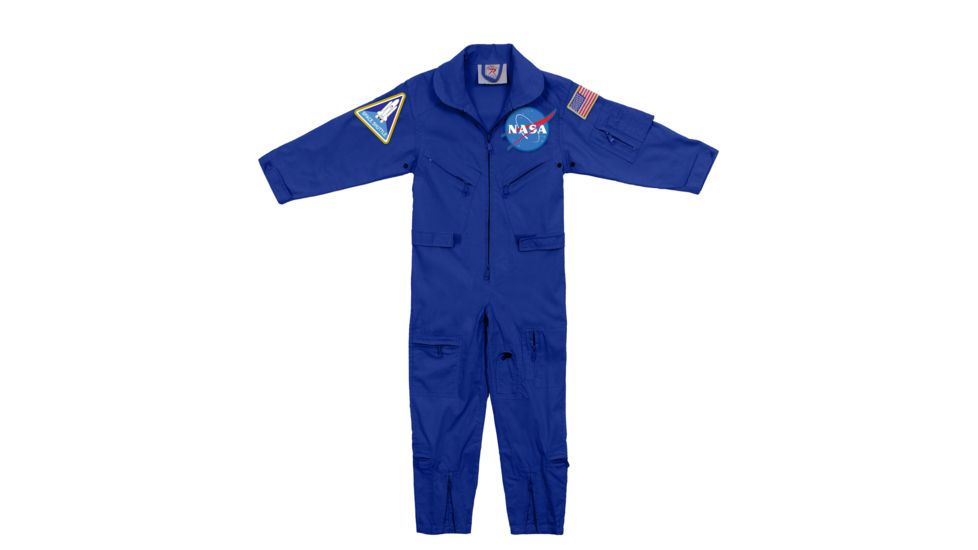 Rothco Kids NASA Flight Coveralls With Official NASA Patch, Extra Small, 7209-XS