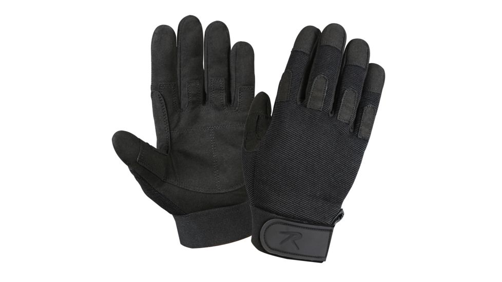 Rothco Lightweight All Purpose Duty Gloves, Black, Small, 3469-Black-S