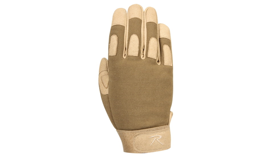 Rothco Lightweight All Purpose Duty Gloves, Coyote Brown, M, 3421-CoyoteBrown-M