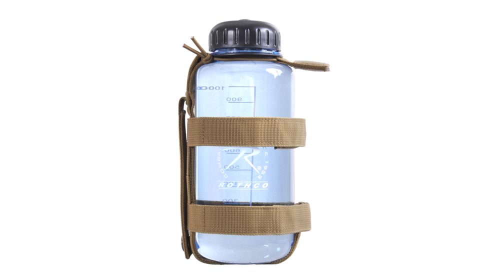 Rothco Lightweight MOLLE Bottle Carrier, Coyote Brown, 2110-CoyoteBrown