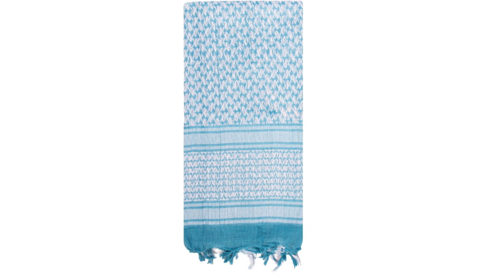 Rothco Lightweight Shemagh Tactical Desert Keffiyeh Scarf, Blue White, 4537-BlueWhite