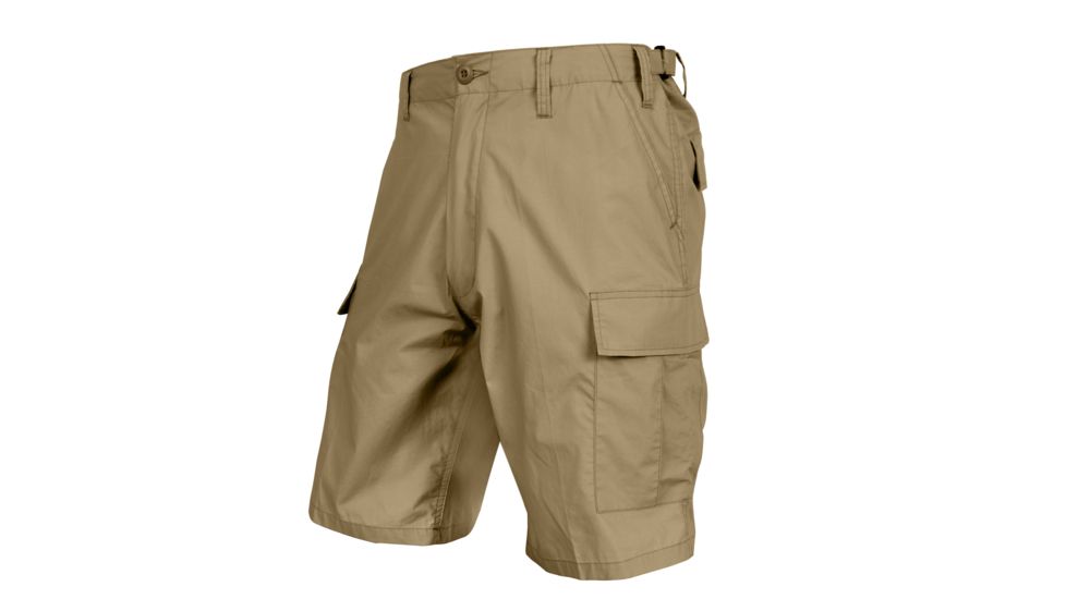 Rothco Lightweight Tactical BDU Shorts, Khaki, Small, 3791-Khaki-S