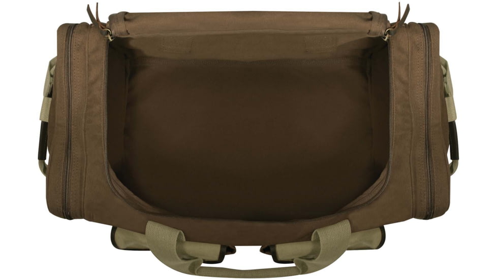 Rothco Long Journey Canvas Travel Bag, Brown, 22oz, 59530-Brown