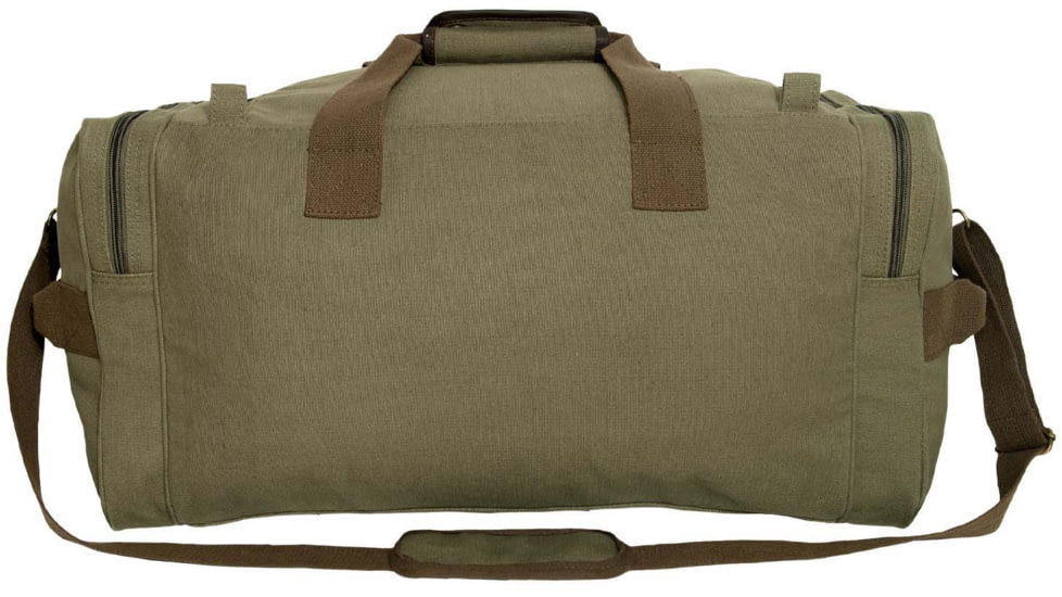 Rothco Long Journey Canvas Travel Bag, Olive Drab, 22oz, 5953-OliveDrab