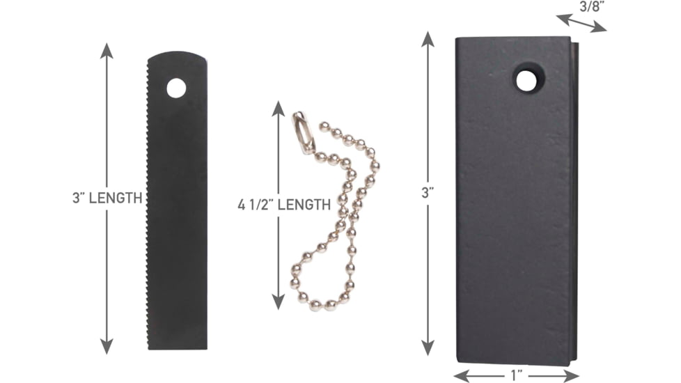 Rothco Magnesium Firestarter w/ Striker, Steel/Magnesium, 2782