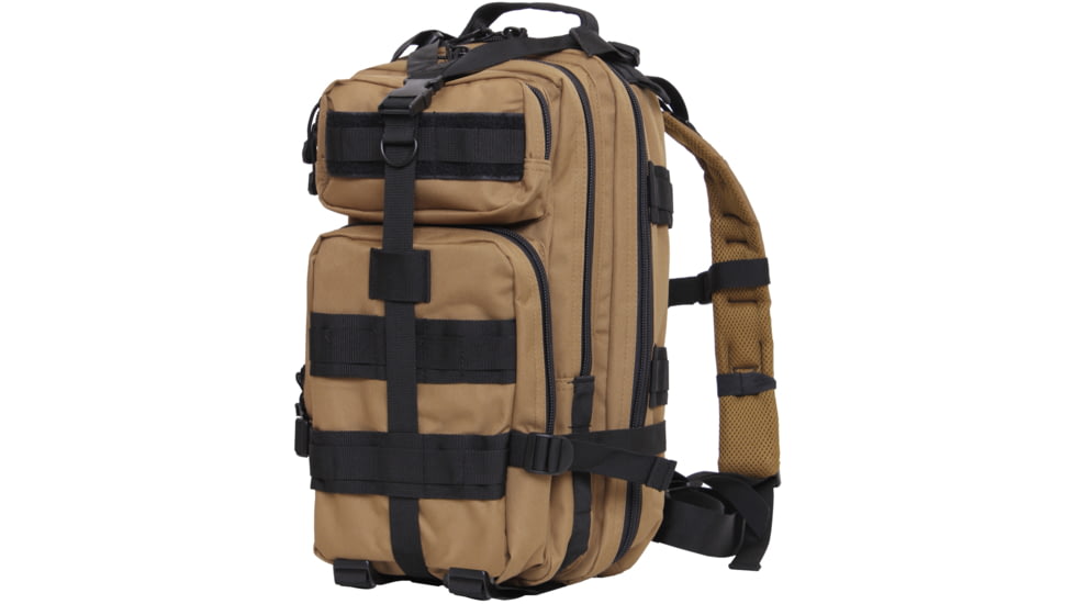Rothco Medium Transport Pack, Coyote Brown/Black, 2647-CoyoteBrownBlack