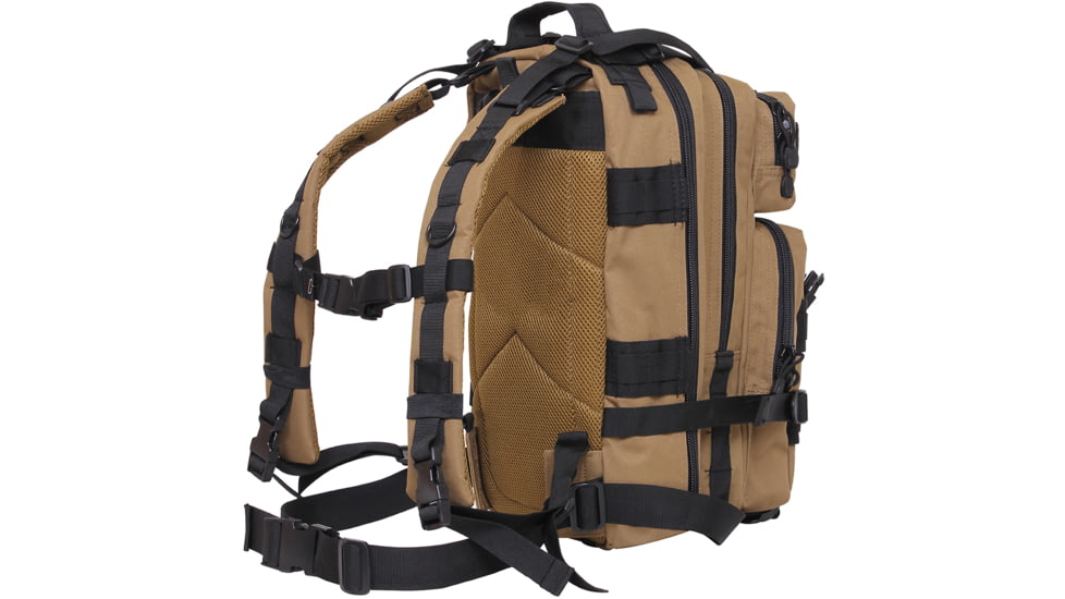 Rothco Medium Transport Pack, Coyote Brown/Black, 2647-CoyoteBrownBlack