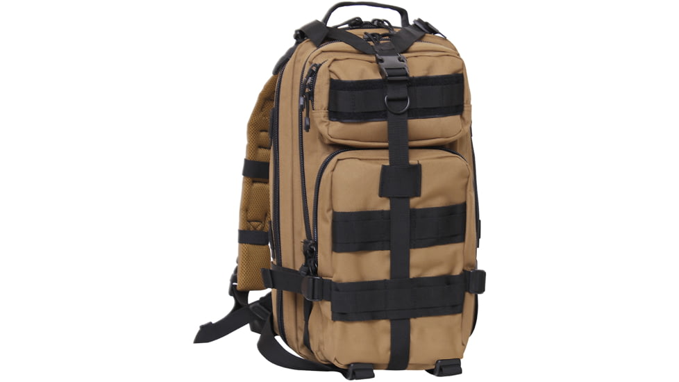 Rothco Medium Transport Pack, Coyote Brown/Black, 2647-CoyoteBrownBlack