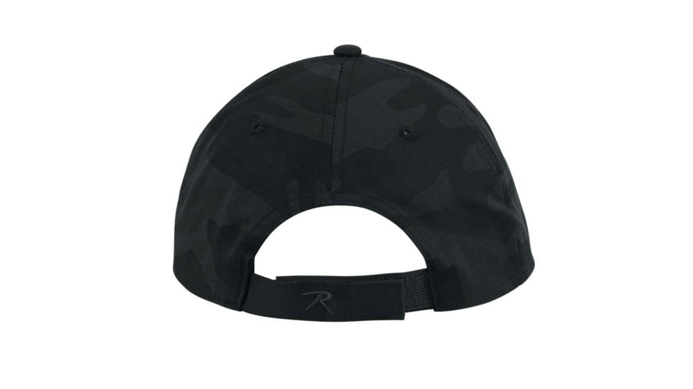 Rothco Midnight Camo Low Profile Caps, Midnight Black Camo, One Size, 613902034273