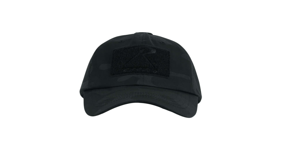 Rothco Midnight Camo Tactical Operator Cap, Midnight Black Camo, One Size, 613902034280