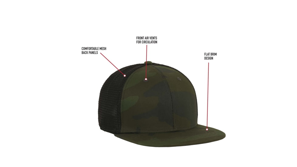 Rothco Midnight Camo Trucker Cap - Men's, Camo, 613902034488