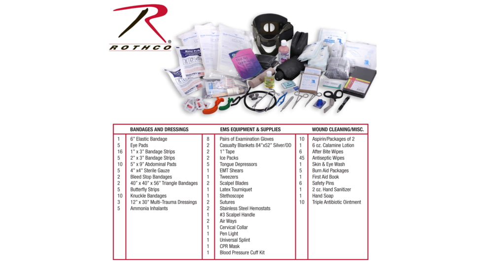 Rothco Military Trauma Kit, MultiCam, 1405-MultiCam