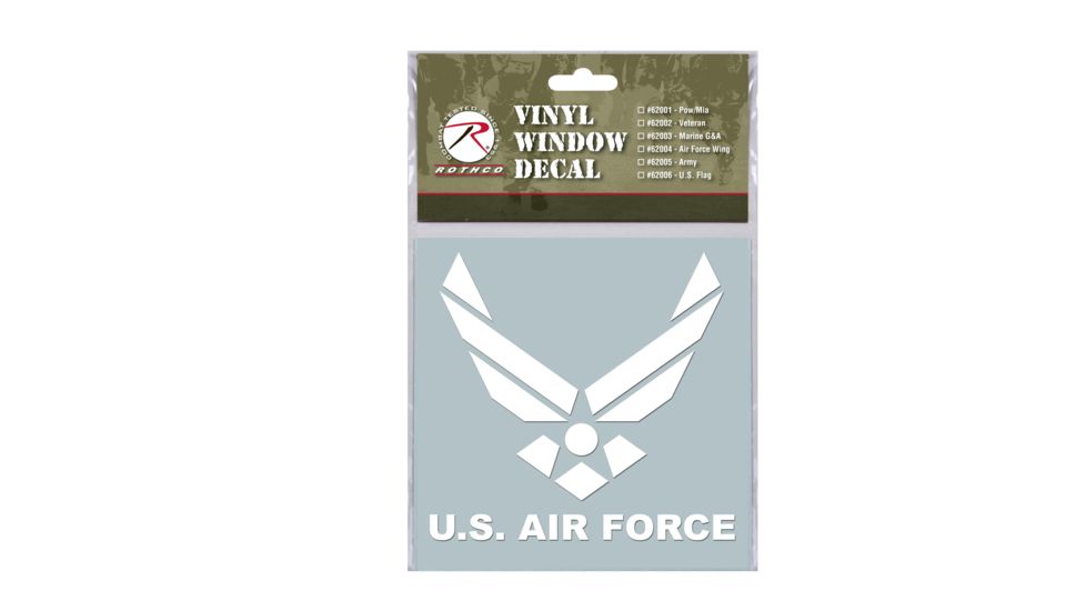 Rothco Military Vinyl Window Decal, 62004-AirCorpStar