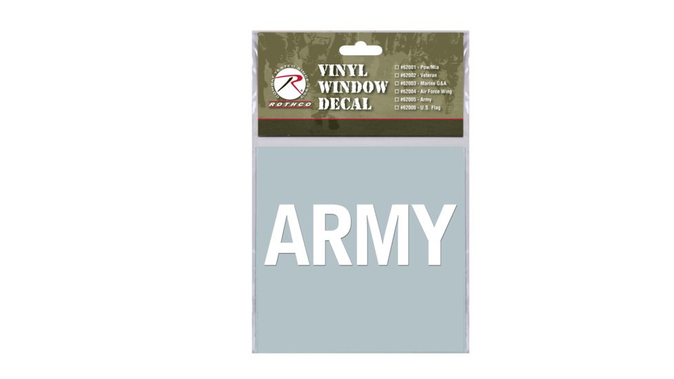 Rothco Military Vinyl Window Decal, 62005-Army