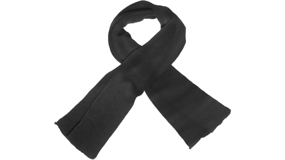 Rothco Military Wool Scarf, Black, 84421-Black