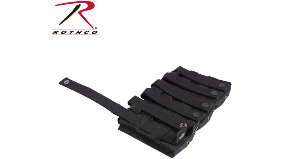 Rothco 4 Pack MOLLE Replacement Straps, 4 Pack, Black, 1609-Black