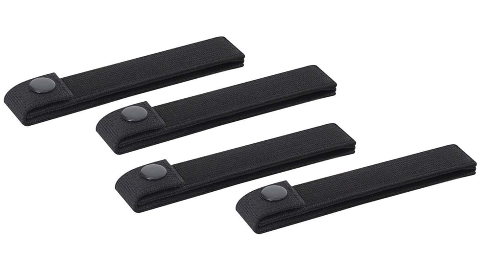 Rothco MOLLE Replacement Straps - 4 Pack, Black, 1609-Black