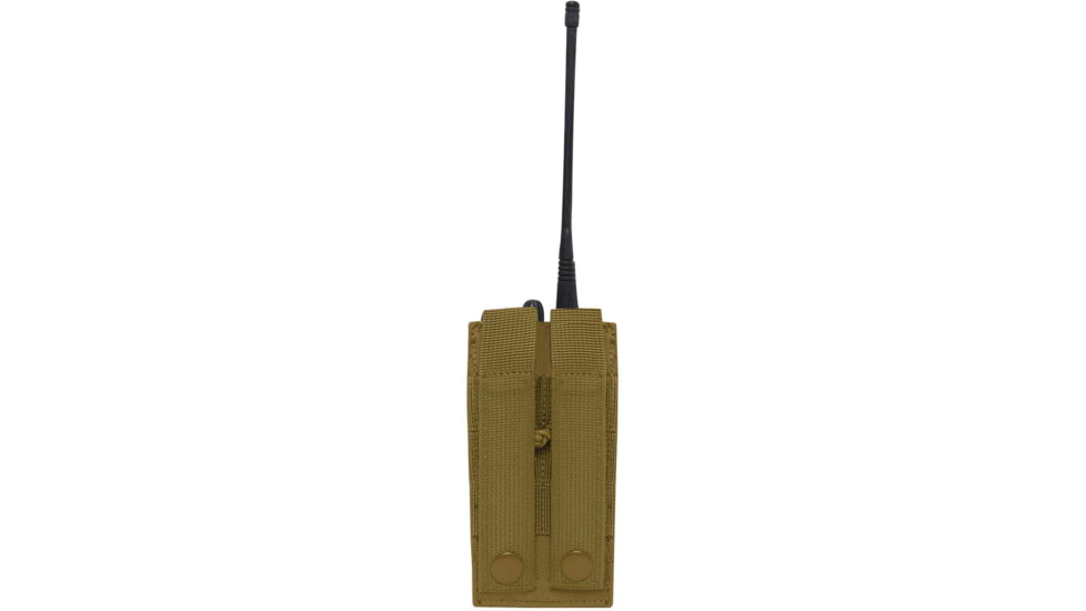 Rothco MOLLE Universal Radio Pouch 4449, Coyote Brown, 3899-CoyoteBrown