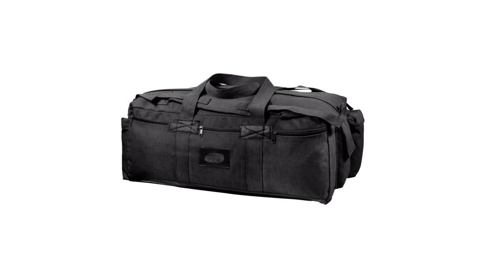 Rothco Mossad Tactical Duffle Bag, Black, 8136-Black