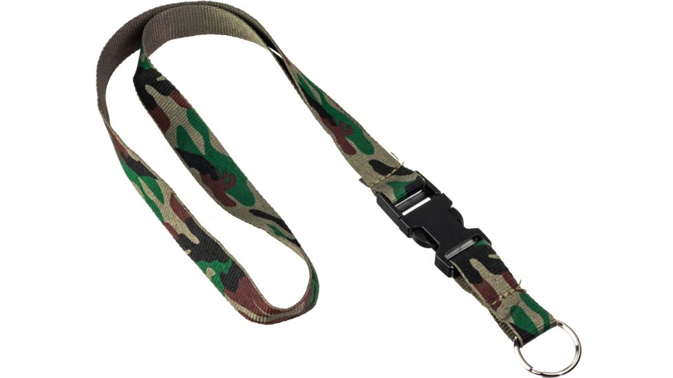 Rothco Neck Strap Key Rings, Woodland Camo, 2703-WoodlandCamo