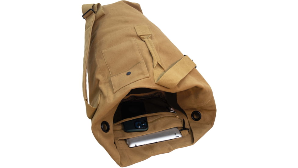 Rothco Nomad Canvas Duffle Backpack, Coyote Brown, 24850-CoyoteBrown