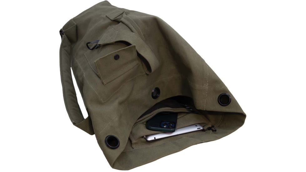 Rothco Nomad Canvas Duffle Backpack, Olive Drab, 24851-OliveDrab