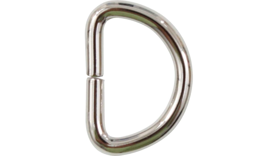 Rothco Non Welded 3/4 D Ring, 25 Pack, Stainless, 241