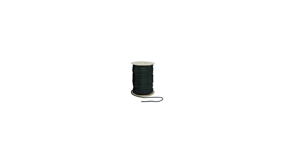 Rothco Nylon Paracord 550lb 600 Ft Spool, Black, 301-Black
